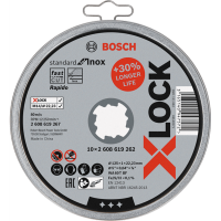 ОТР КРУГ BOSCH 125*1 X-LOCK 10шт.