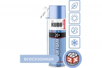 Пена полиур. монтаж.  бытовая всезезонная  KUDO HOME 20+650мл