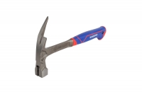 Молоток кровельщика кованый цельнометалический WORKPRO PRO 560г (ANTI-SHOK рукоятка)