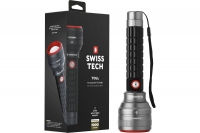 Фонарь светодиодный Swiss+Tech 4 режимный с индикацией заряда, ZOOM (1000LM, 1000м, акк. 21700, 4600mAH, 15 часов, зарядка USB-TYPE C, алюм.корп, IPX7) , ST031617