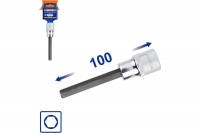Насадка бита торцевая 100 мм 1/2" HEX 12 мм WADFOW WSC5207