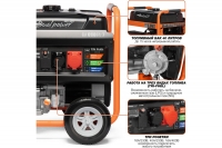 Генератор 3-х топливный DAEWOO (газ, бензин) DUAL POWER GDA 10500DPLi-3F