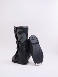 Мотоботы STAREZZI ROMA, BLACK/GREY, 46