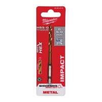 Сверло по металлу Milwaukee RedHEX™ HSS-TiN 5.0мм