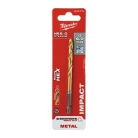 Сверло по металлу Milwaukee RedHEX™ HSS-TiN 6.0мм