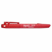 Маркер тонкий Красный INKZALL™ Milwaukee для стройплощадки