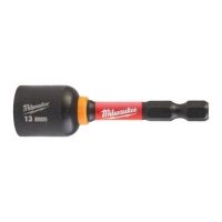 Насадка магнитная торцевая Milwaukee SHOCKWAVE™ с хв. 1/4" Hex - 13мм x 65мм GEN II