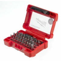 Биты Milwaukee SHOCKWAVE™ набор 32ед. в пласт. кейсе (PH/PZ/TX/TX BO) GEN III (заказ кратно 12шт.)
