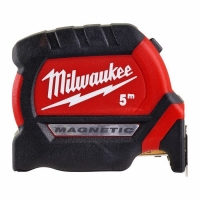 Рулетка Milwaukee PREMIUM магнитная MAGNETIC GEN III 5м (ширина полотна 27мм)