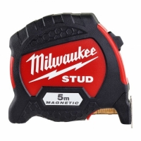 Рулетка Milwaukee PREMIUM магнитная STUD GEN II 5м (ширина полотна 33мм)