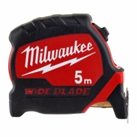 Рулетка Milwaukee PREMIUM широкая WIDE BLADE 5м (ширина полотна 33мм)