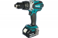 АКК.ШУРУПОВЕРТ MAKITA DHP458RFE (18 В, БЗП.13мм, 2скор ,91нм,2.3кг, 2акк.Li-ion.3Ач, п