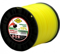 КОРД ТРИММЕРНЫЙ НА КАТУШКЕ DDE "CLASSIC LINE", 2,0ММ Х 1240М, ЖЕЛТЫЙ