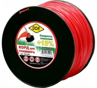 КОРД ТРИММЕРНЫЙ НА КАТУШКЕ DDE 2,4*360 красный