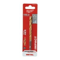 Сверло по металлу Milwaukee RedHEX™ HSS-TiN 7.0мм