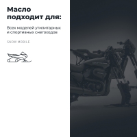LAVR MOTO Моторное масло GT SNOW 2Т (1 л)