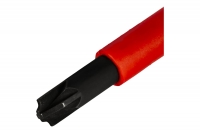 Отвертка диэлектрическая КОБАЛЬТ Ultra Grip FL/PZ-2 х 100 мм, CR-V, двухкомпонентная рукоятка, подве