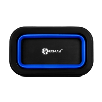 Тарелка магнитная КОБАЛЬТ для крепежа, СКЛАДНАЯ, силиконовая, 132 х 78 мм, высота 15мм/45мм