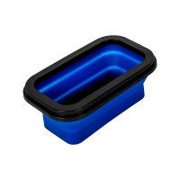 Тарелка магнитная КОБАЛЬТ для крепежа, СКЛАДНАЯ, силиконовая, 132 х 78 мм, высота 15мм/45мм