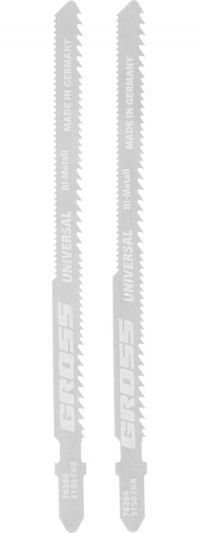 Полотна для электролобзика универсальные, двухсторонние, фигурный рез, 2 шт. (3150 - FKR) // Gross