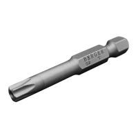 Биты магнитные (c отверстием) Torx30Hx50мм, 2 шт, S2, BERGER