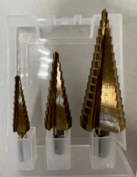 Набор ступенчатых свёрл PRO HSS4241 (4-12мм, 4-20мм, 4-32мм) 3шт Workpro, WP400423