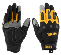 Перчатки универсальные, усиленные, с защитными накладками, размер 9// Denzel