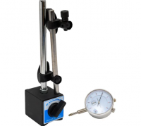 Индикатор часового типа с магнитной стойкой Эврика (погрешность-0,01мм), в кейсе ER-86302