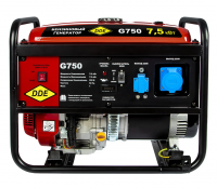 Бензиновый генератор DDE G750 (7/7,5 кВт, 1-фазный, алюминий)
