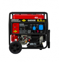 Генератор бензиновый DDE G850E (1ф, 8/8,5/15 кВт, 40 л, эл старт, подготовка ATS, трансп. устр)