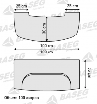 Кофр на квадроцикл Stels ATV 800 Guepard задний