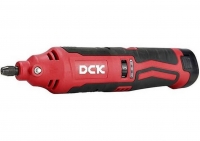 Гравер аккумуляторный DCK KDSJ10 (TYPE EK) 12в, 2*2а/ч, цанга 3,2мм.