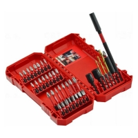 Биты Milwaukee SHOCKWAVE™ набор 40ед. GEN III в пласт. кейсе