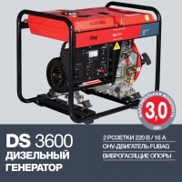 ГЕНЕРАТОР ДИЗЕЛЬНЫЙ FUBAG DS 3600