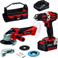 Набор акк. инструмента Einhell PXC TE-TK 18/2 Li Kit (CD+AG)