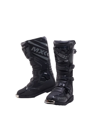 Мотоботы STAREZZI ROMA, BLACK/GREY, 46