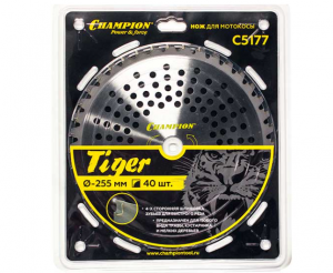 НОЖ С ЗУБЦАМИ ИЗ ТВЕРДОГО СПЛАВА TIGER 40/255/25,4 CHAMPION