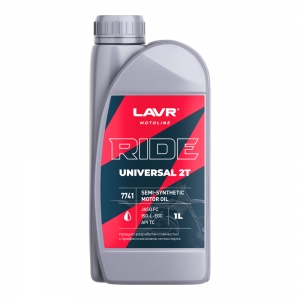 LAVR MOTO Моторное масло RIDE UNIVERSAL 2T FC, 1л